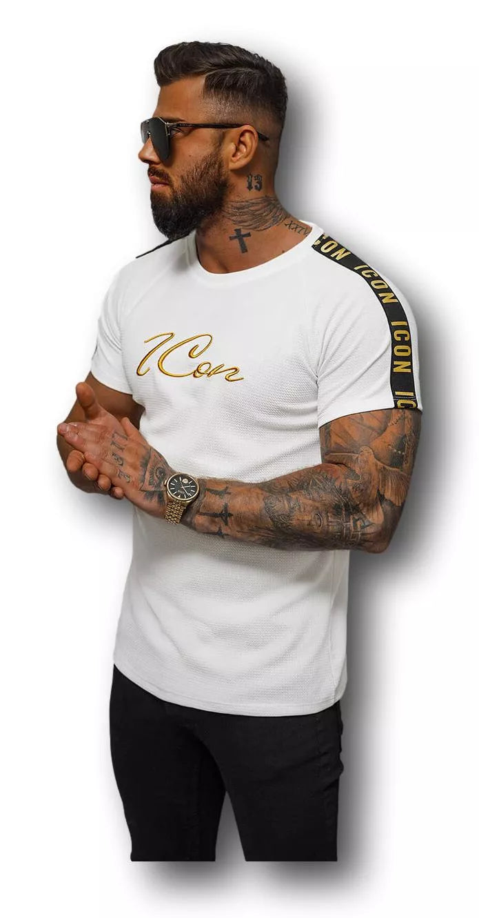 Men's white T-shirt Icone