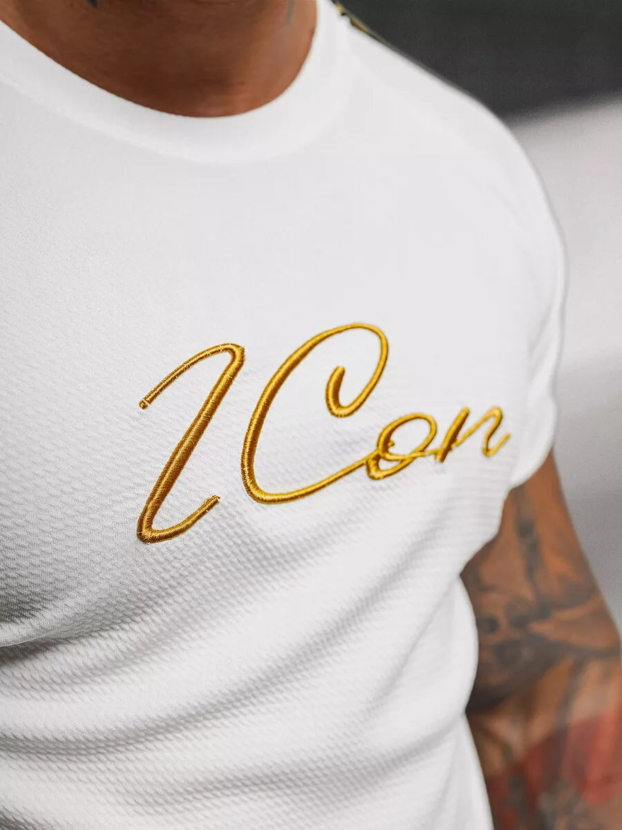 Men's white T-shirt Icone