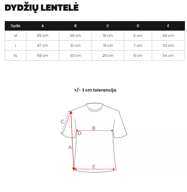 Men's black T-shirt Play