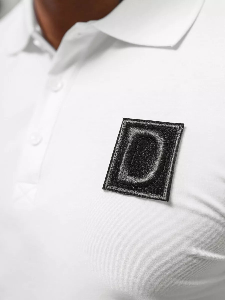 Men's white polo shirt Tirol