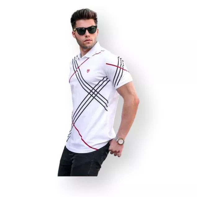 Men's white polo shirt Zol