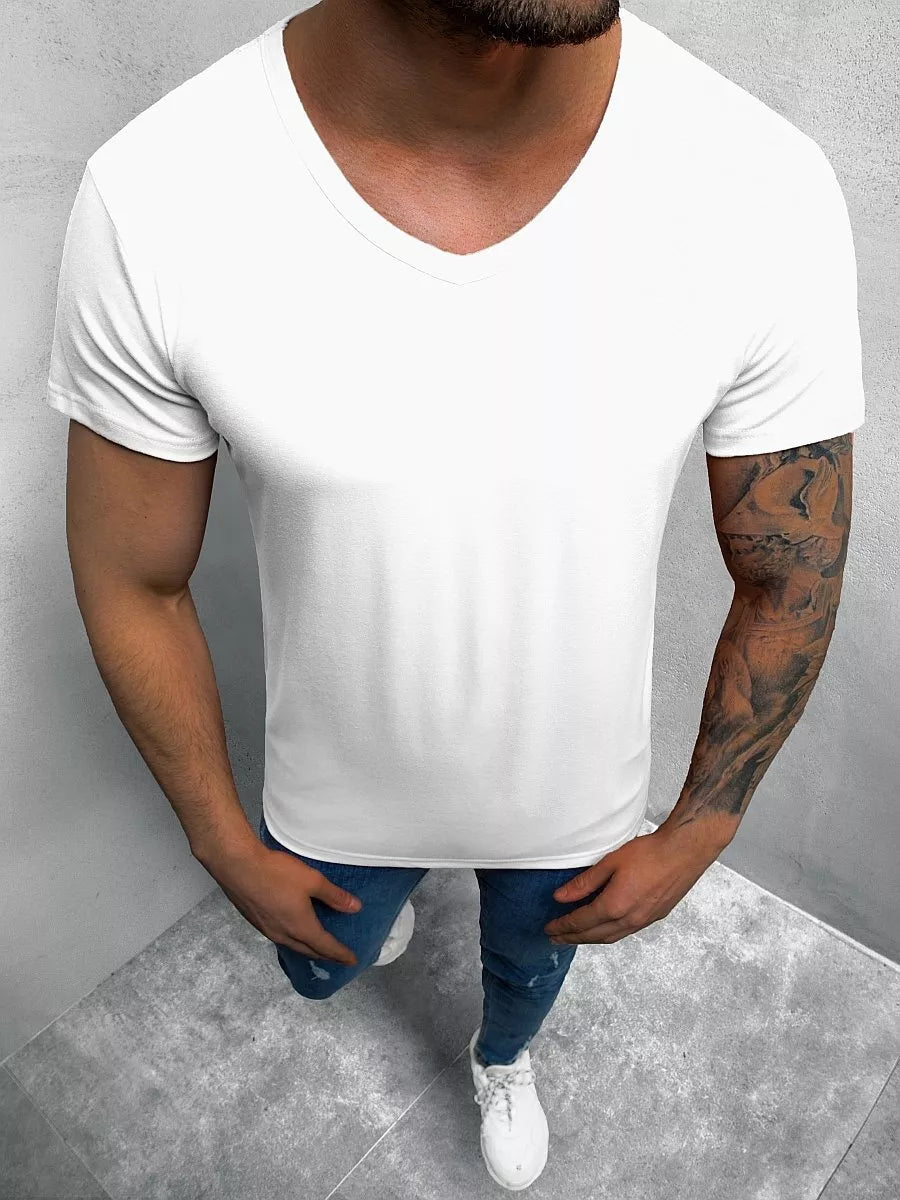 Men's white T-shirt Dimel