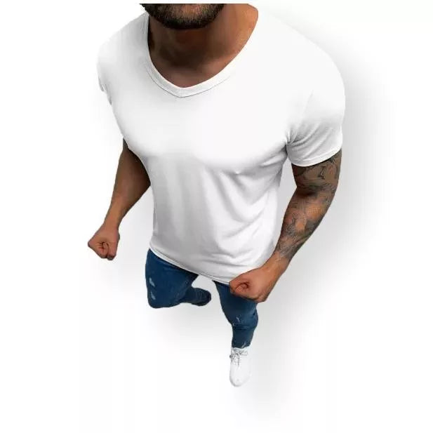Men's white T-shirt Dimel