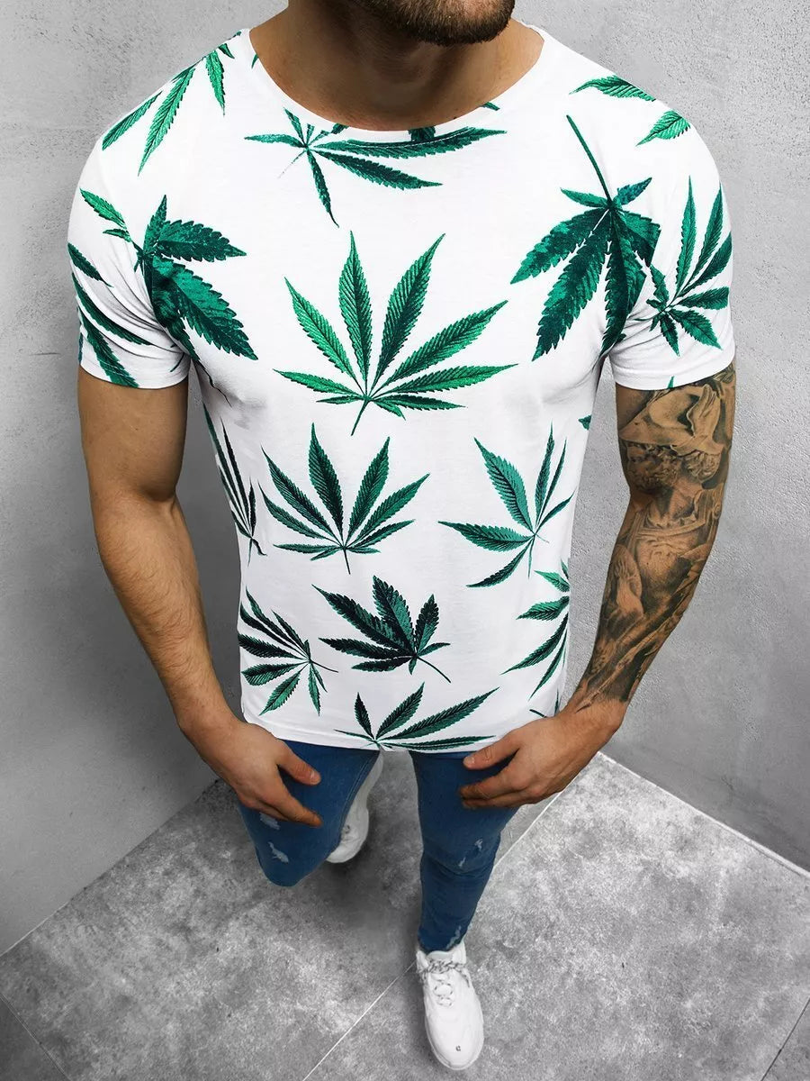 Men's white T-shirt Gimil