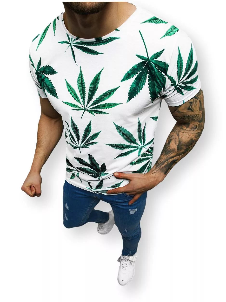 Men's white T-shirt Gimil