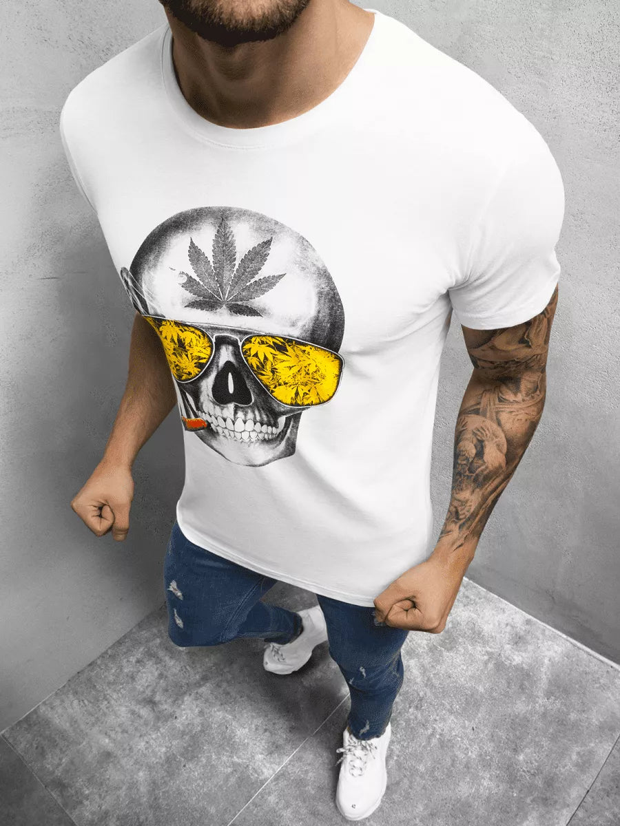 Men's white Skeleton T-shirt