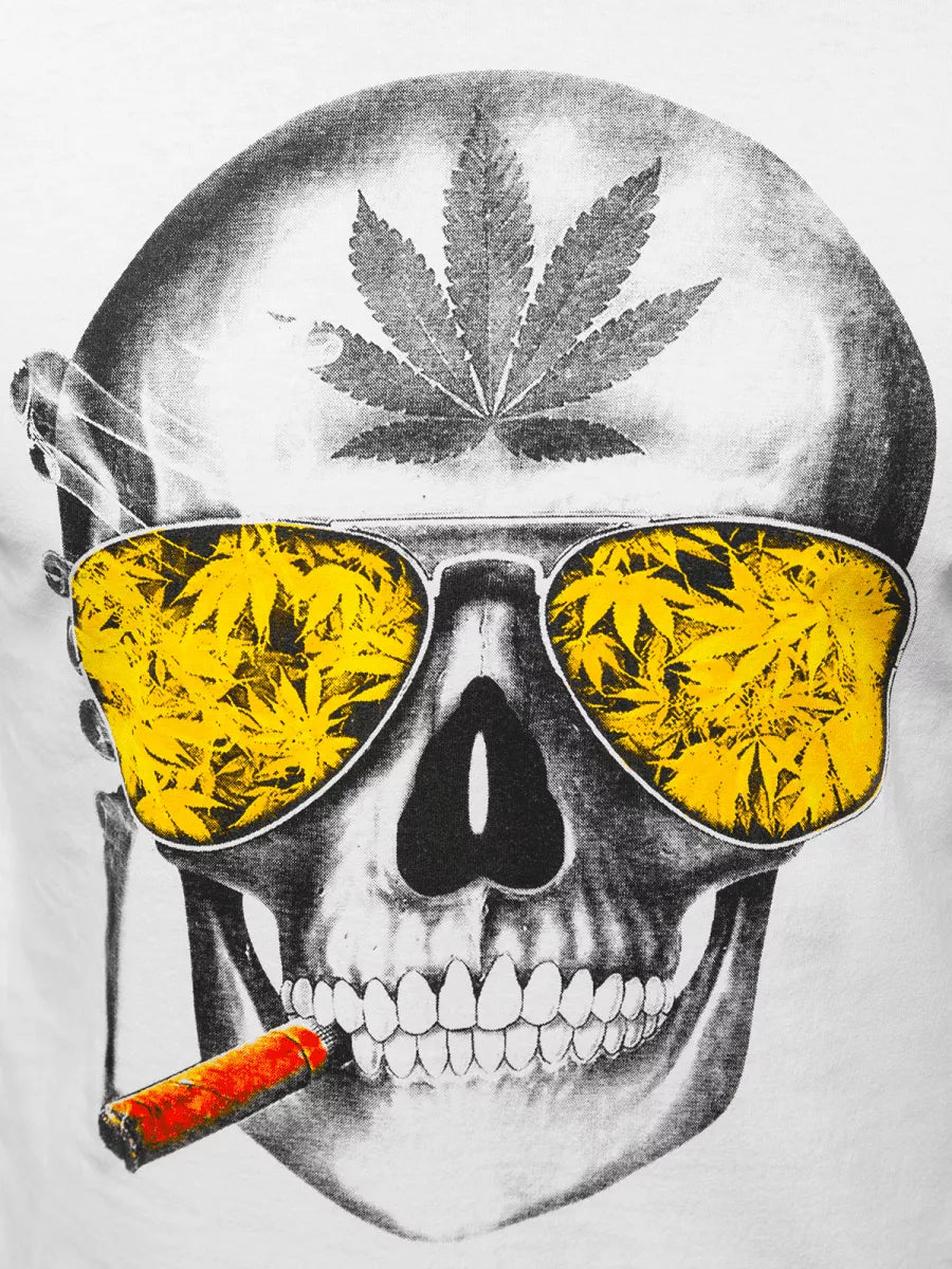 Men's white Skeleton T-shirt