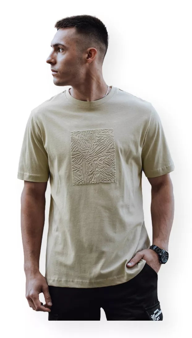 Men's beige T-shirt Timber