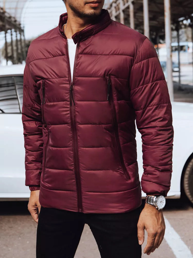 Men's burgundy jacket Nerov