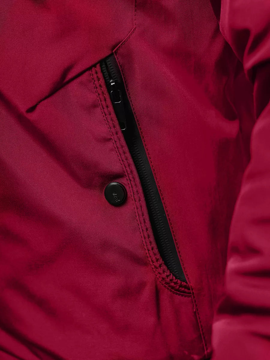 Men's burgundy spring jacket Marko