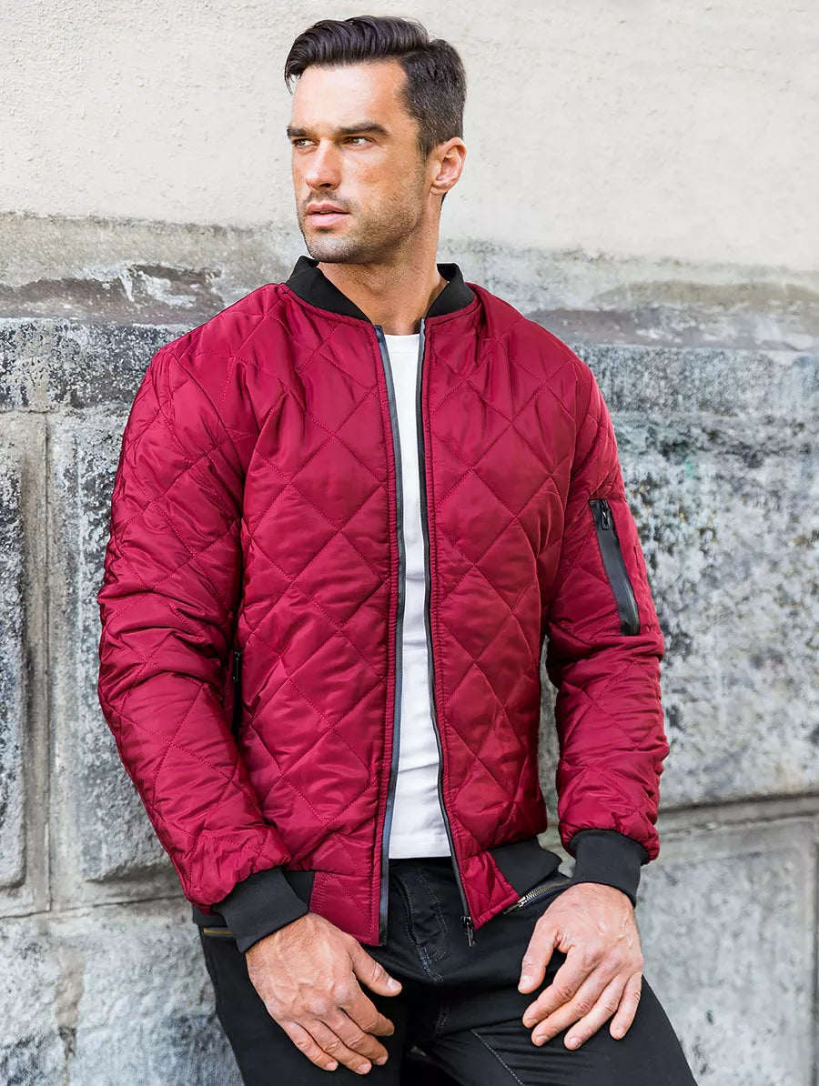 Men's burgundy jacket Morel