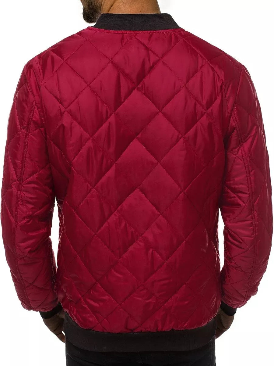 Men's burgundy jacket Morel