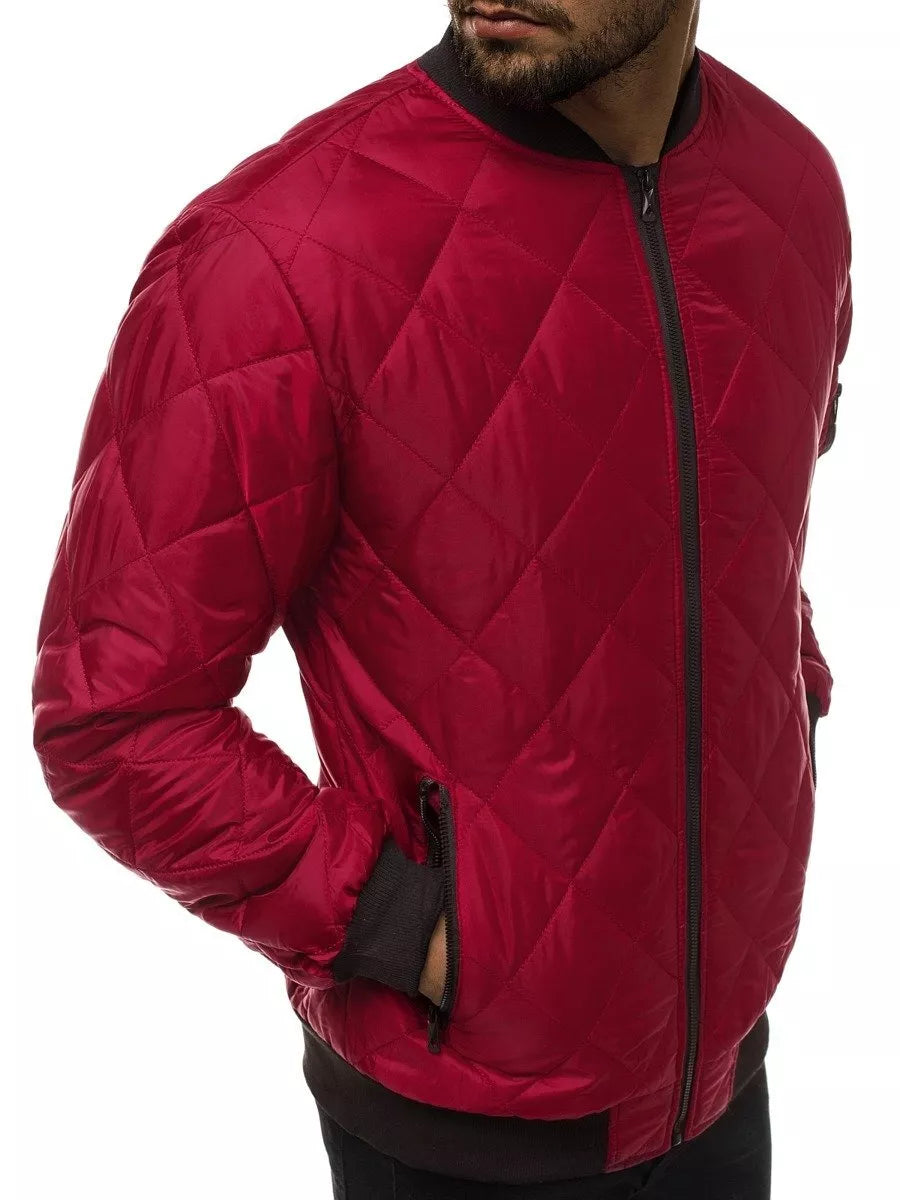 Men's burgundy jacket Morel