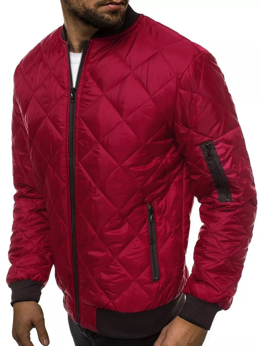 Men's burgundy jacket Morel