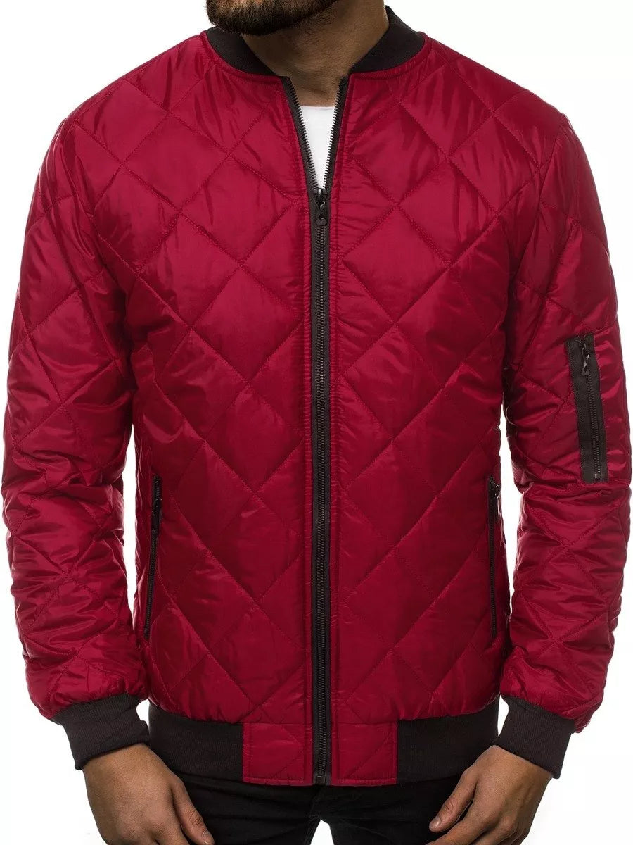 Men's burgundy jacket Morel