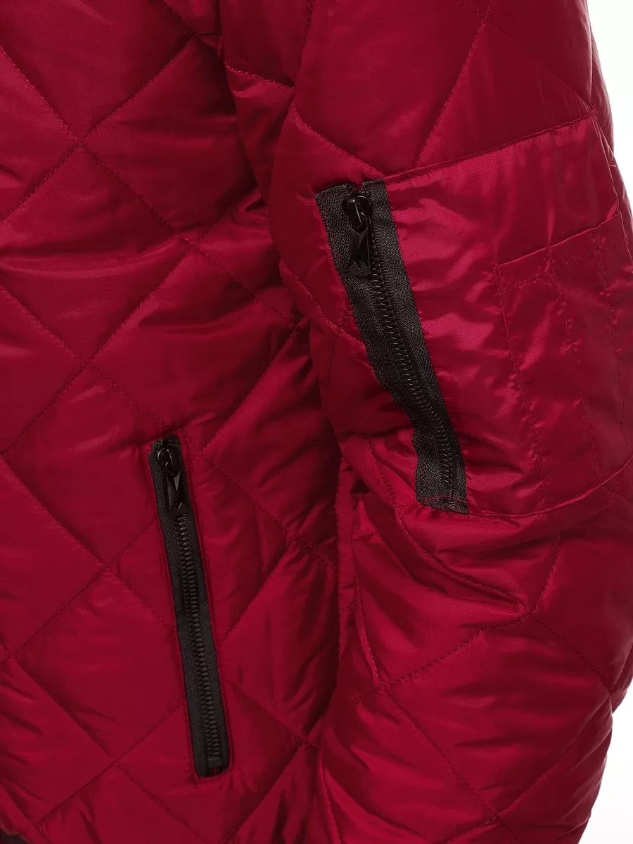 Men's burgundy jacket Morel