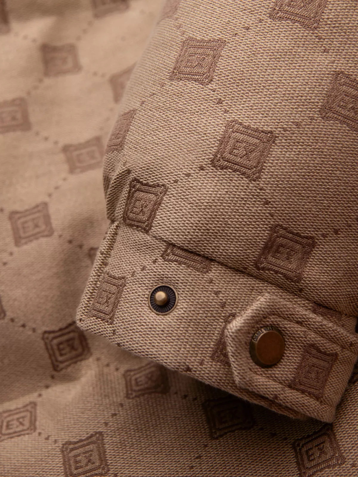 Men's brown winter jacket Emio