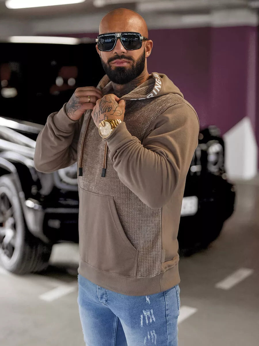 Men's brown hoodie Carl