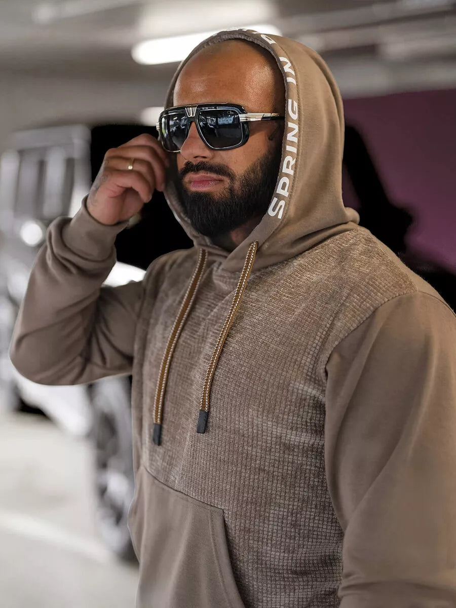 Men's brown hoodie Carl