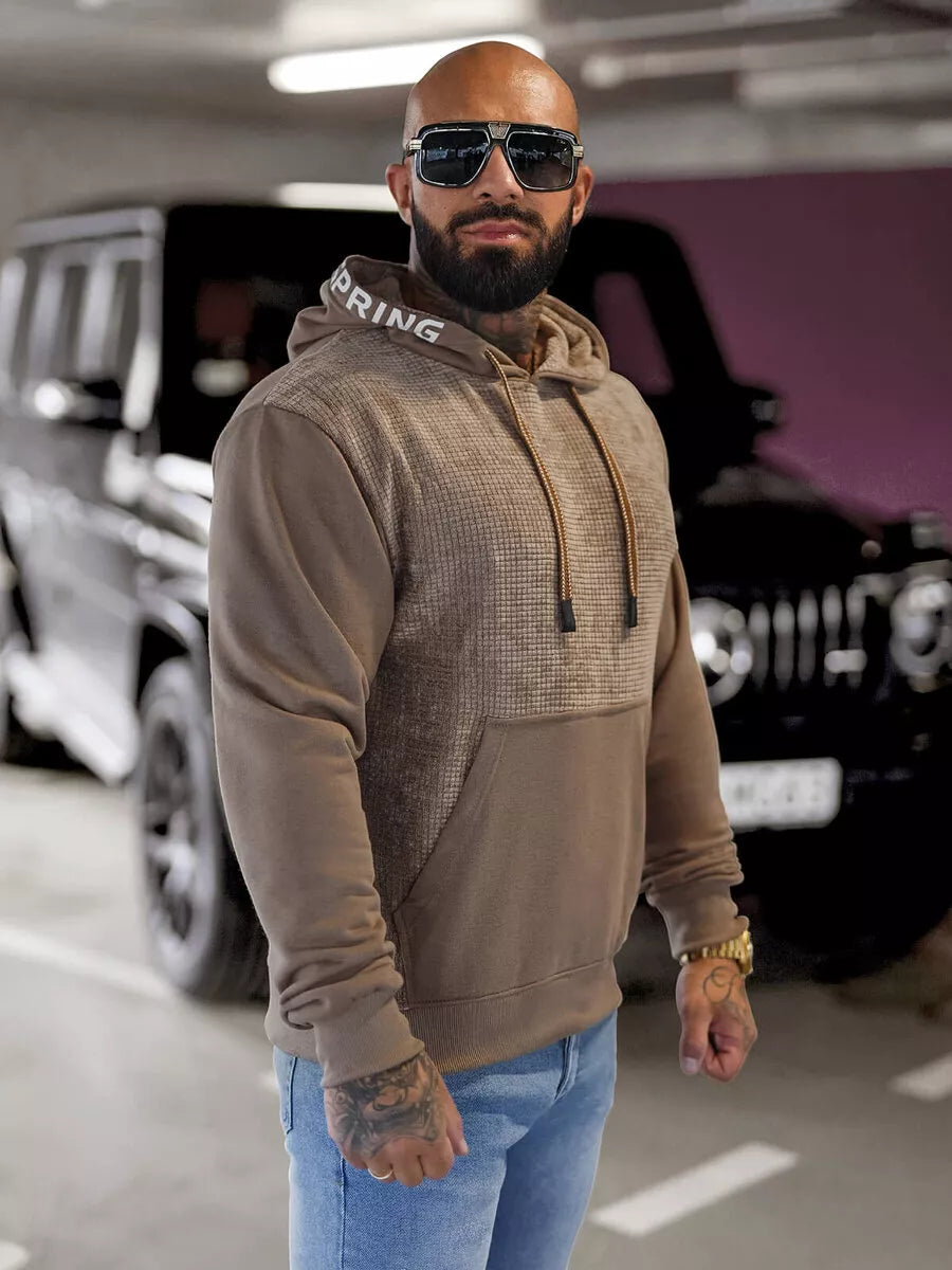 Men's brown hoodie Carl