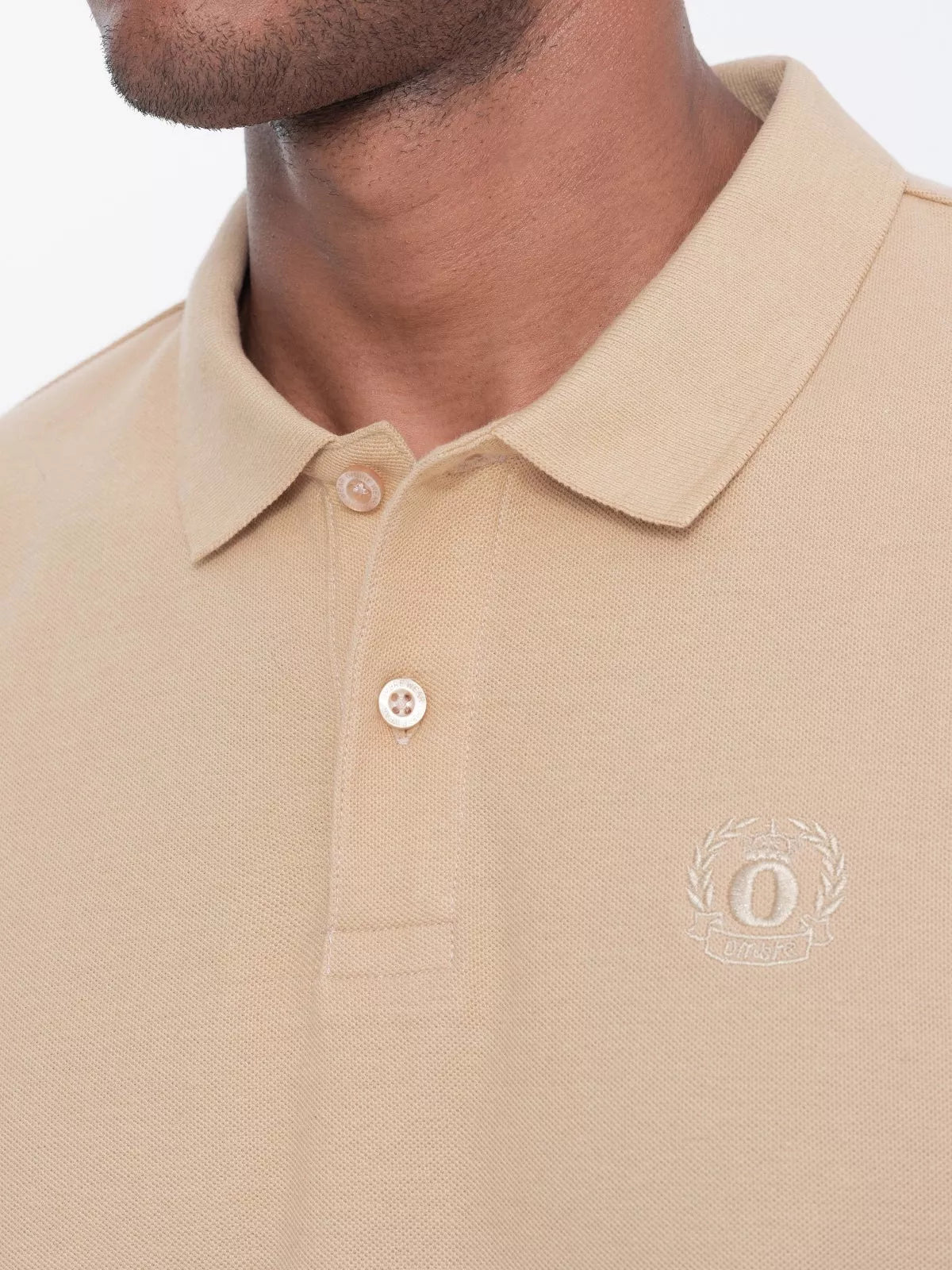 Men's brown polo shirt Cristan 