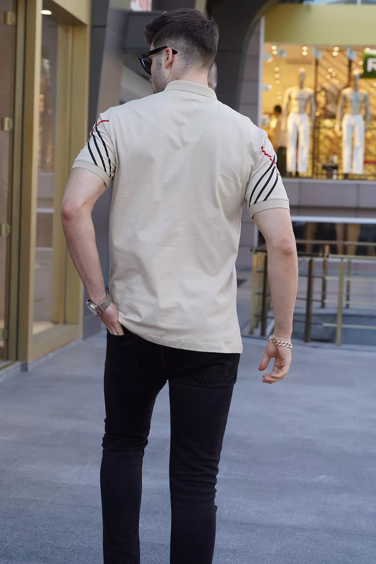 Men's brown polo shirt Zol