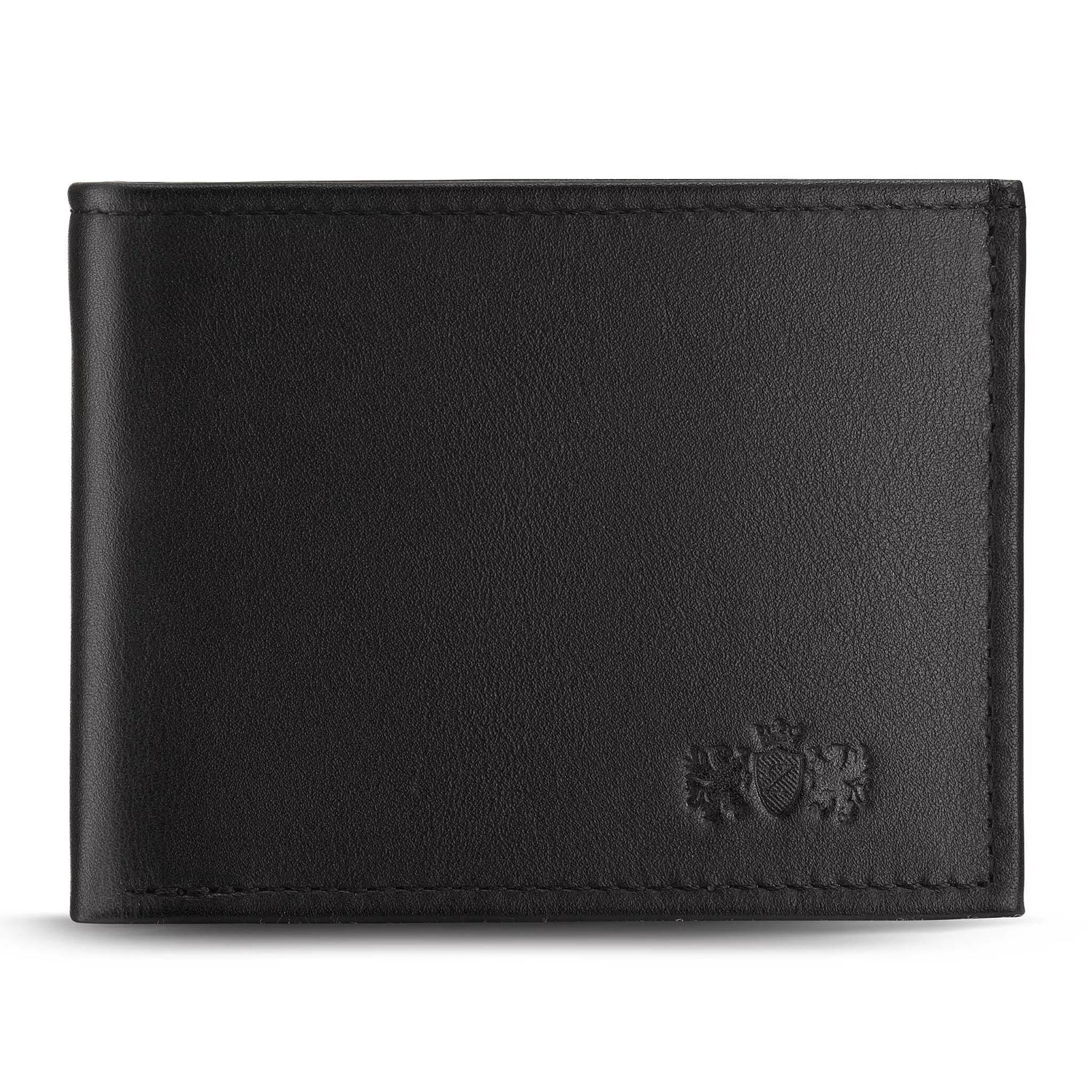 Men's wallet made of genuine leather Damian (black) 