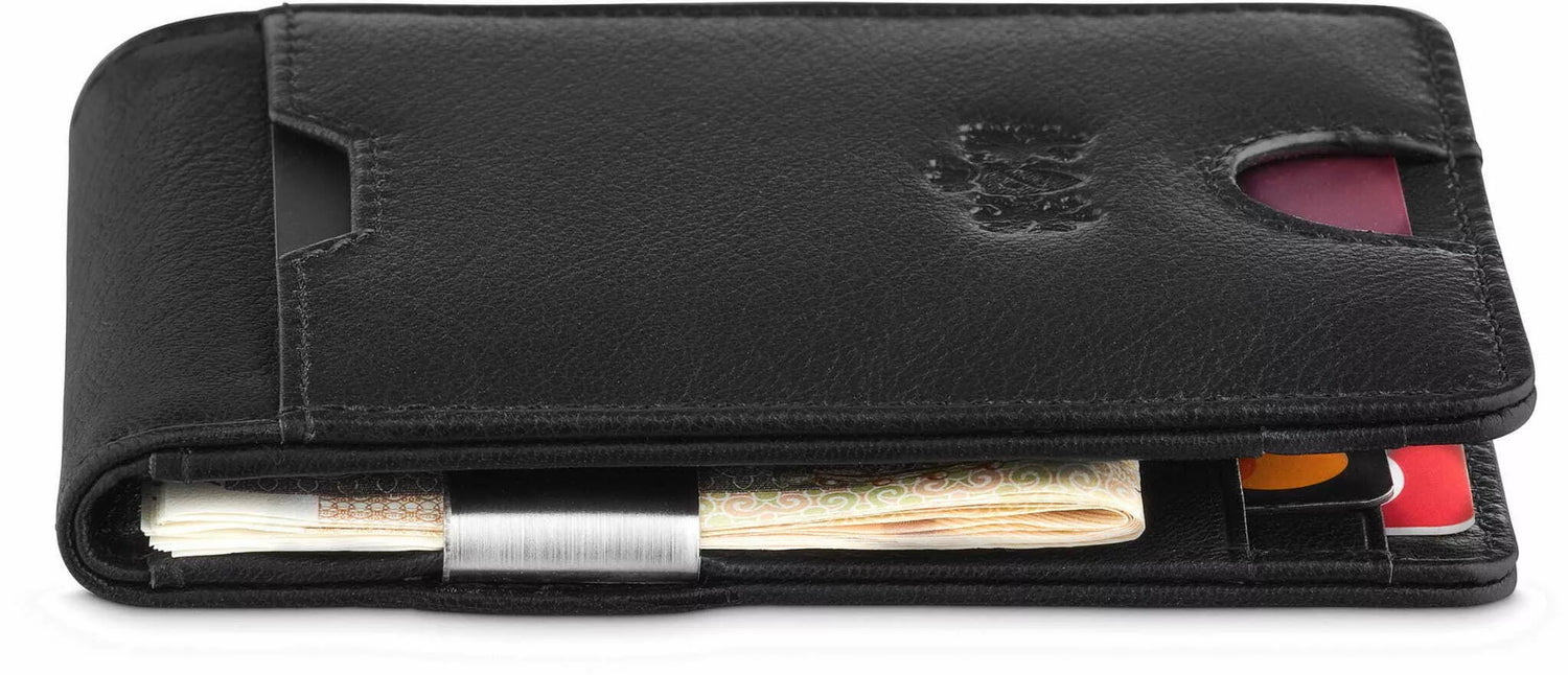 Men's small leather wallet Slim