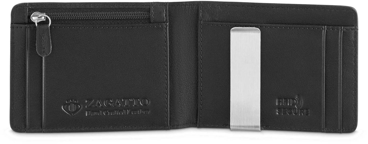 Men's small leather wallet Slim