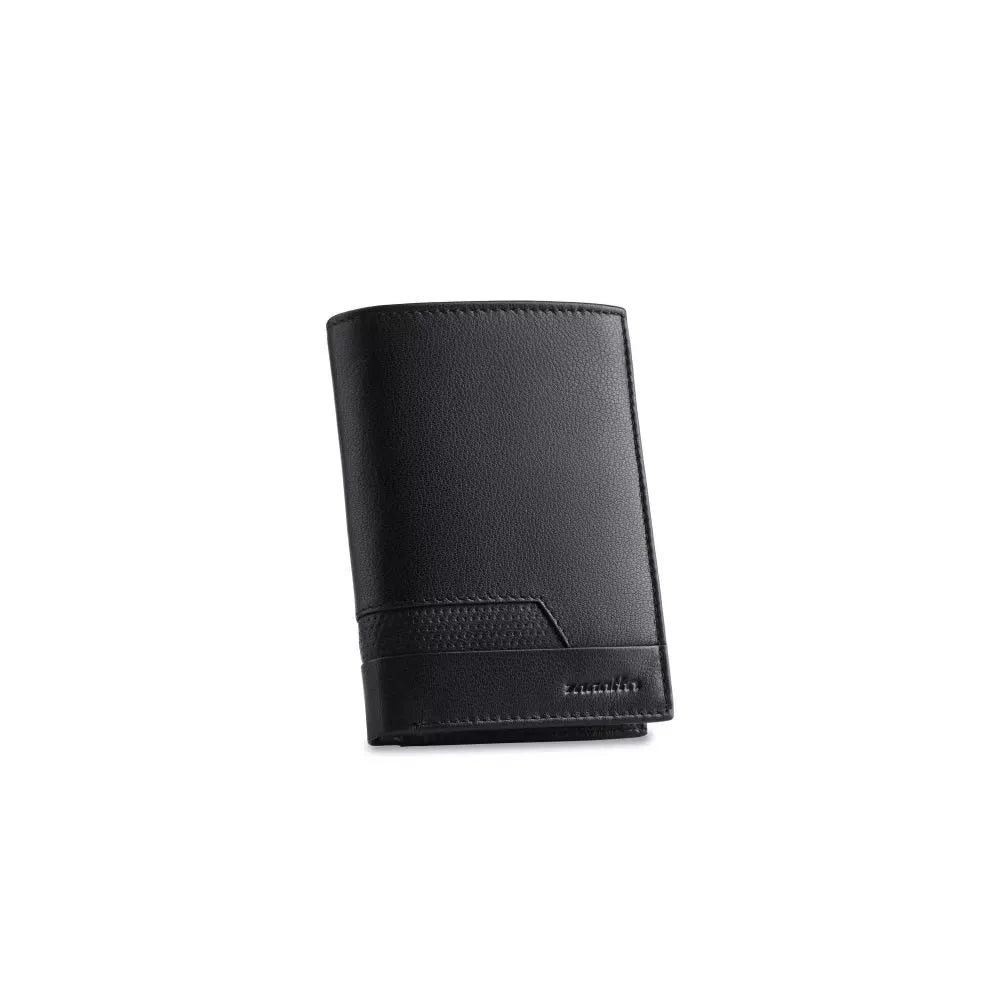 Men's wallet made of genuine leather Rodney (black)