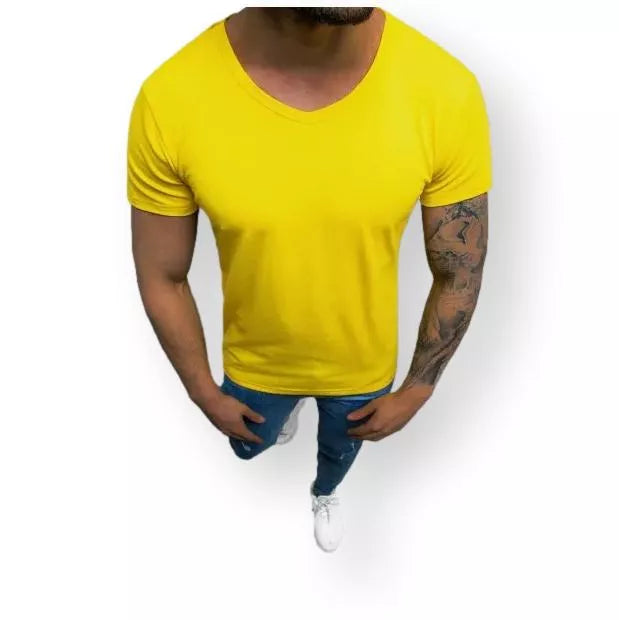 Men's yellow T-shirt Dimel