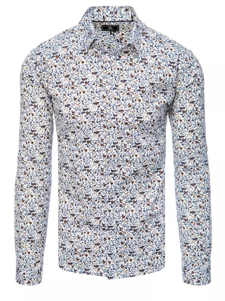 Men's yellow white shirt Forel