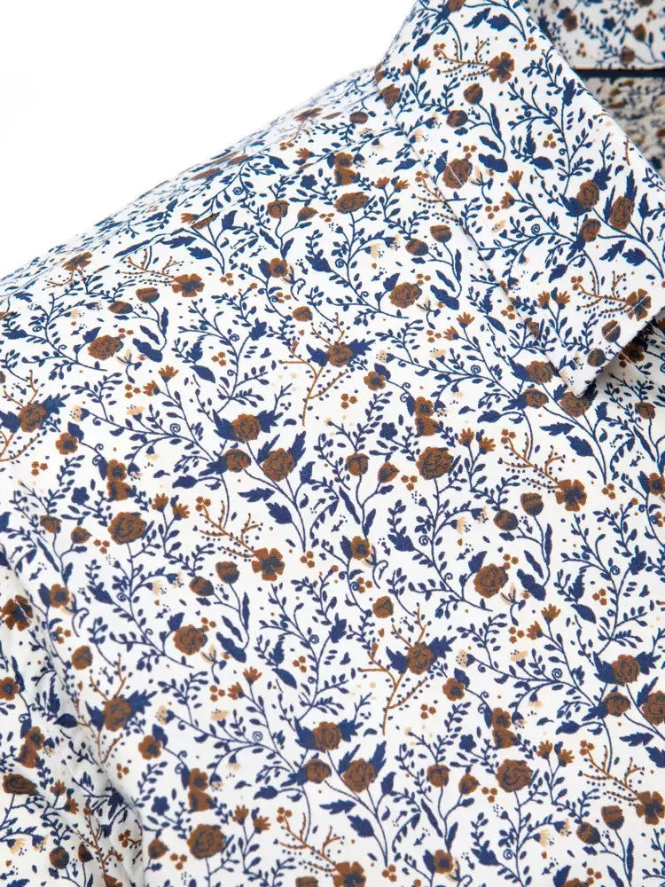 Men's yellow white shirt Forel