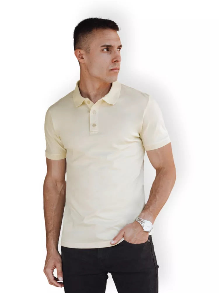 Men's yellow polo shirt Metrol