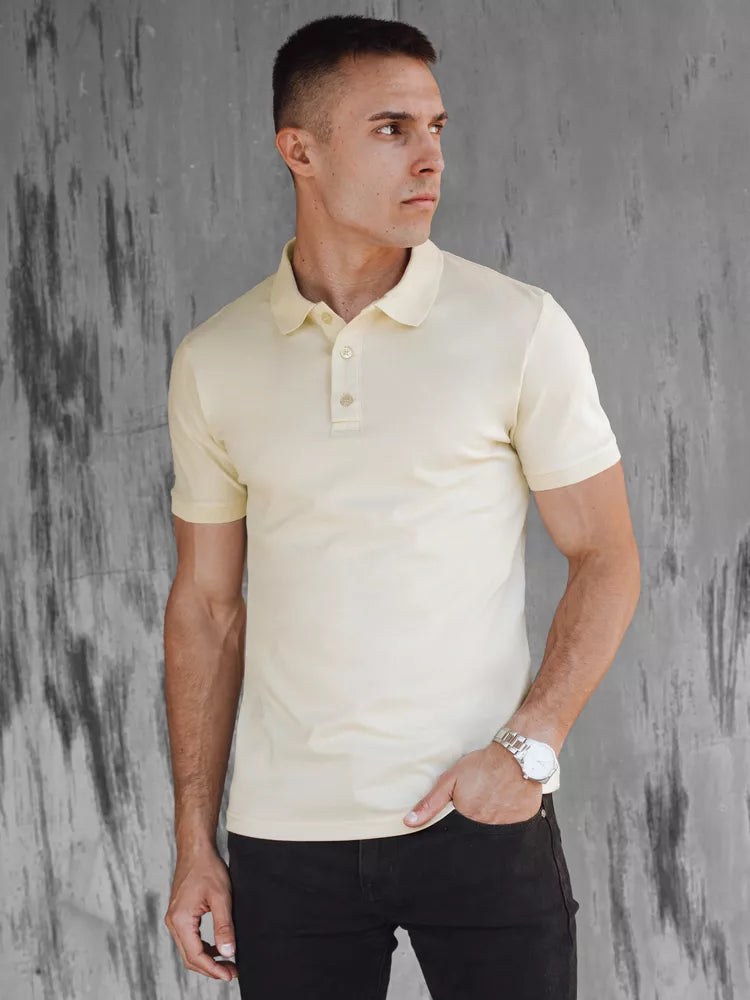 Men's yellow polo shirt Metrol