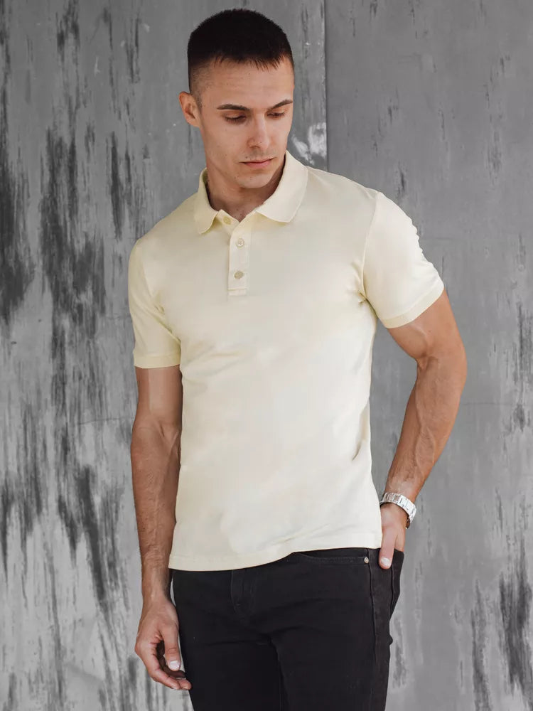 Men's yellow polo shirt Metrol