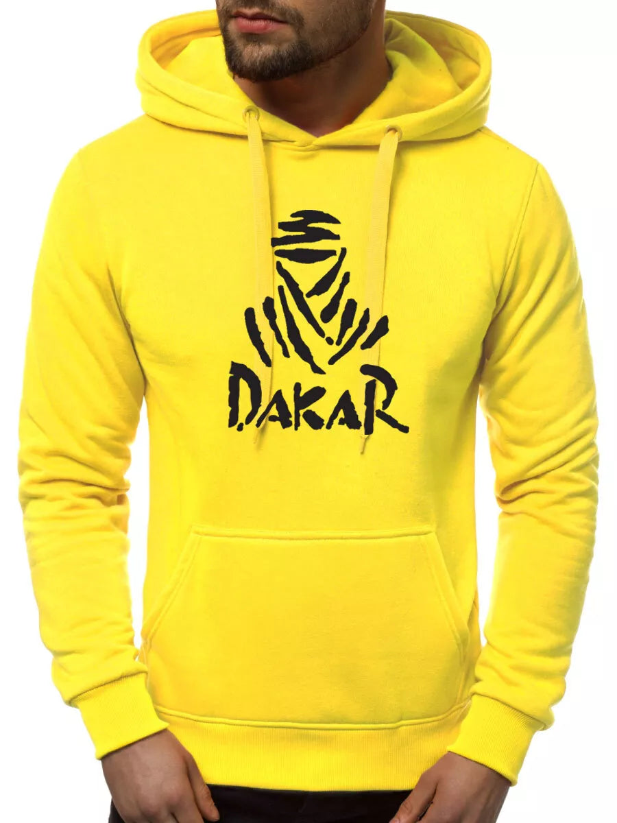 Yellow men's hoodie Dakar