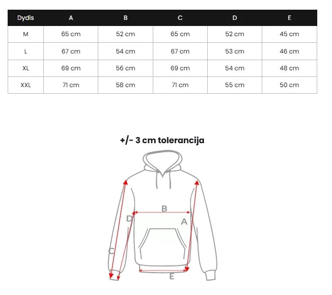 Dark gray-black men's hoodie Milen