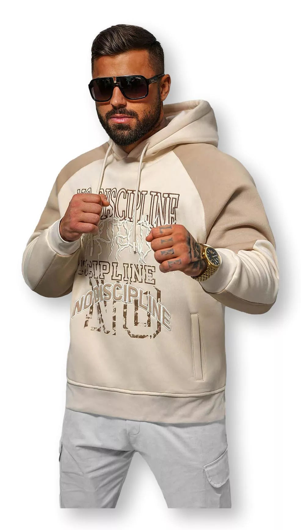 Men's brown sweater No Discipline