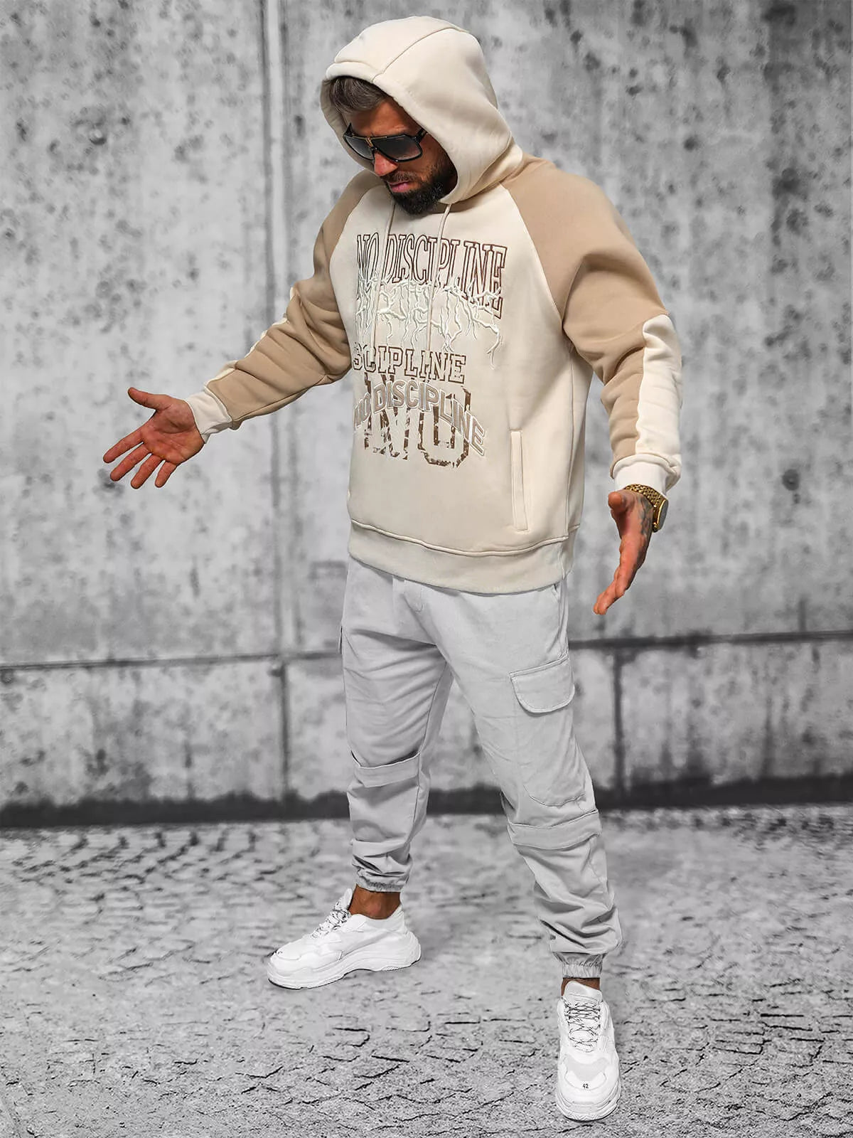 Men's brown sweater No Discipline