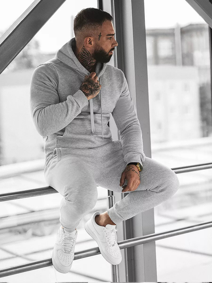 Men's light gray tracksuit Sumer