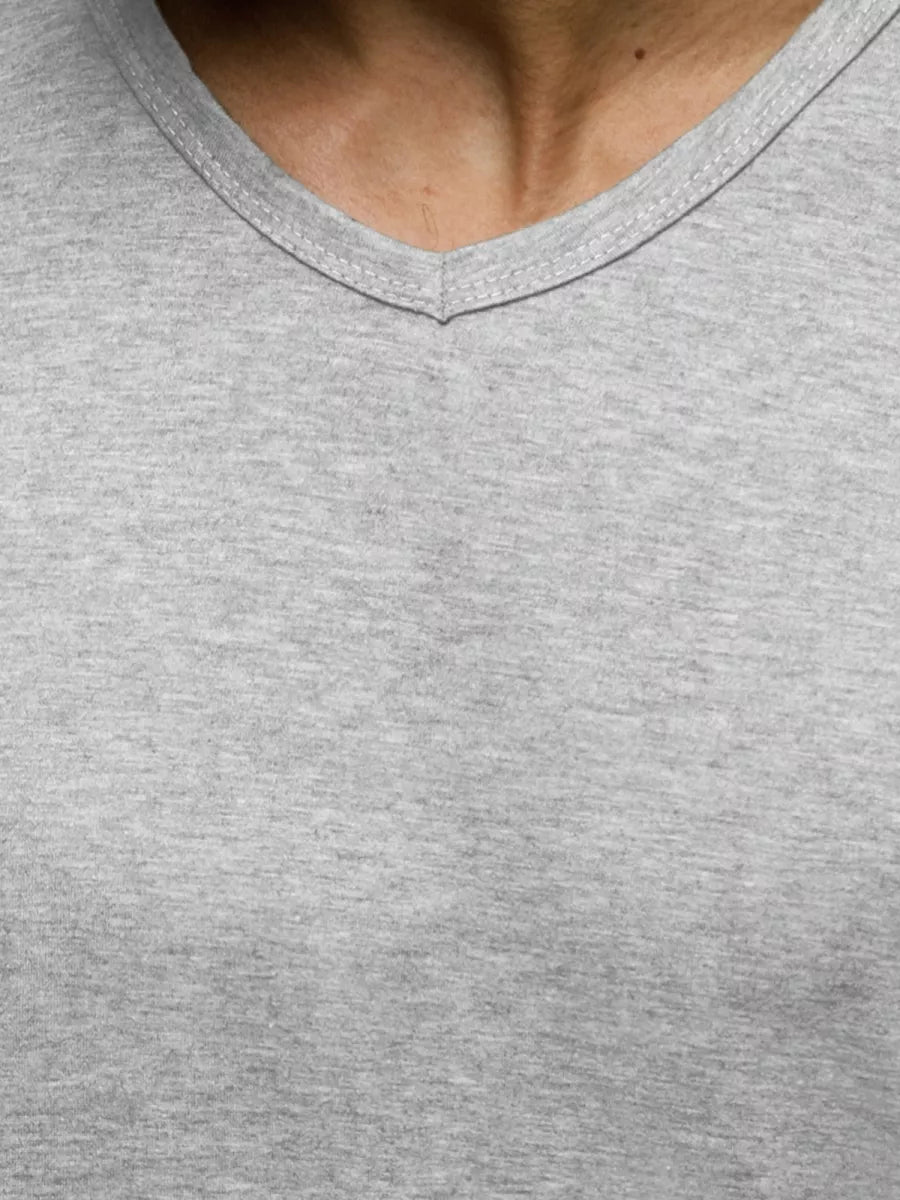 Men's light gray T-shirt Dimel