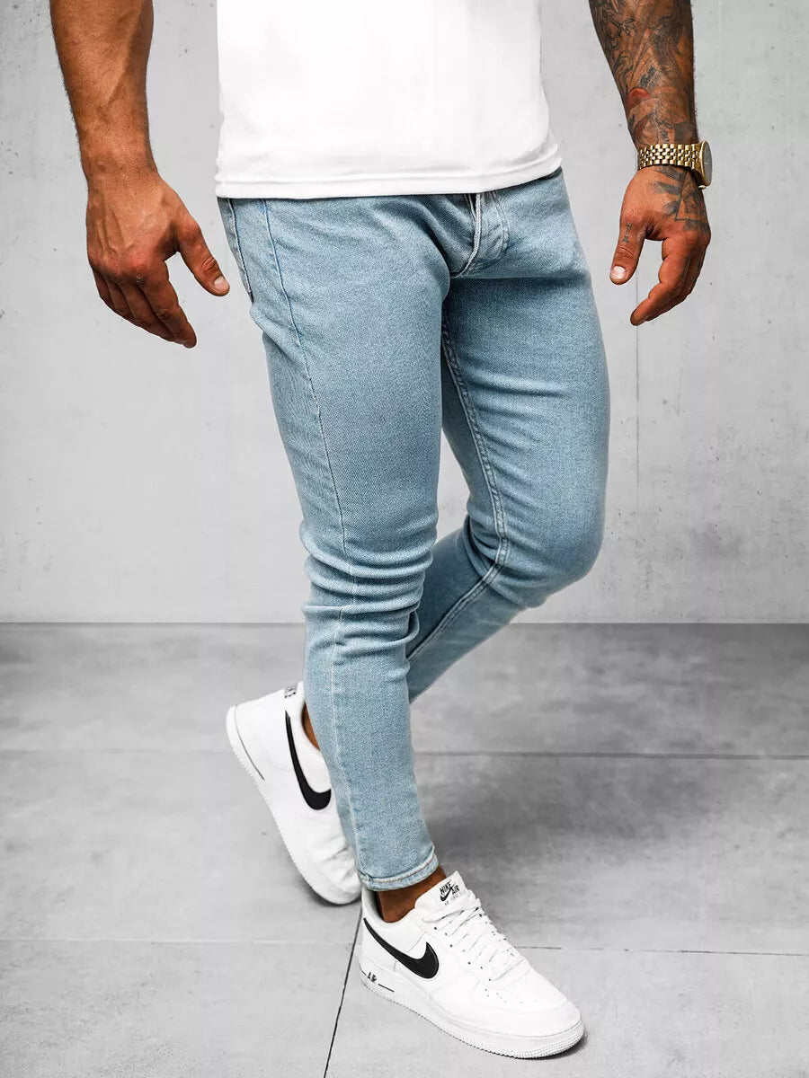 Men's light blue jeans Karum