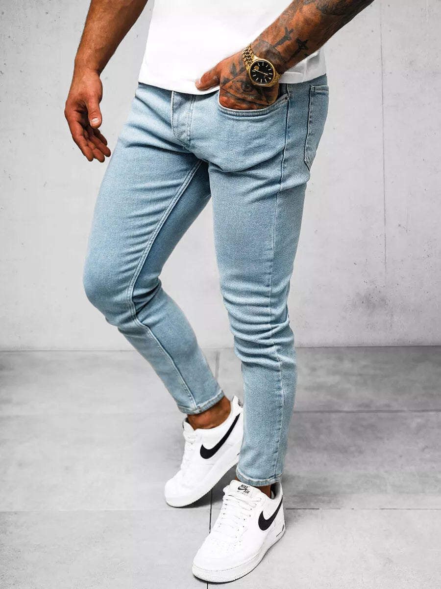 Men's light blue jeans Karum