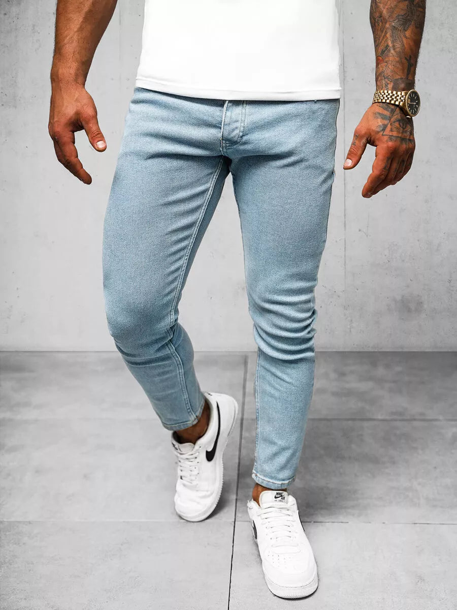 Men's light blue jeans Karum