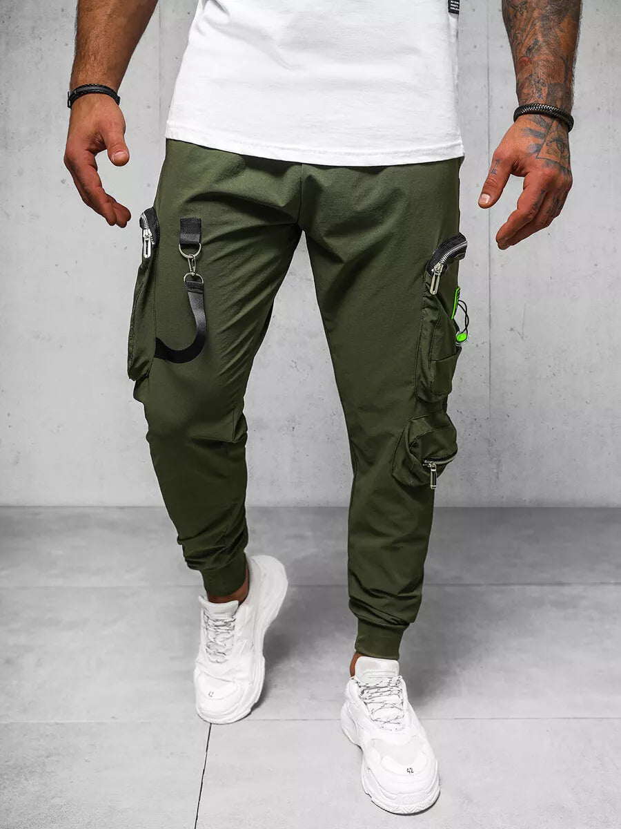 Men's khaki joggers Simos
