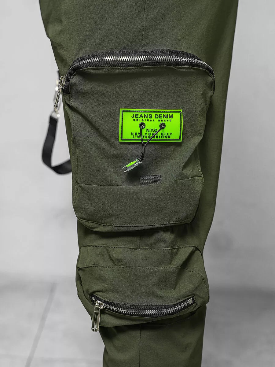 Men's khaki joggers Simos