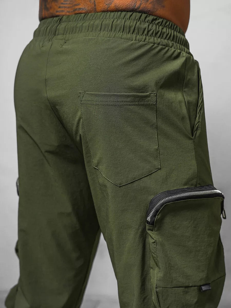 Men's khaki joggers Simos