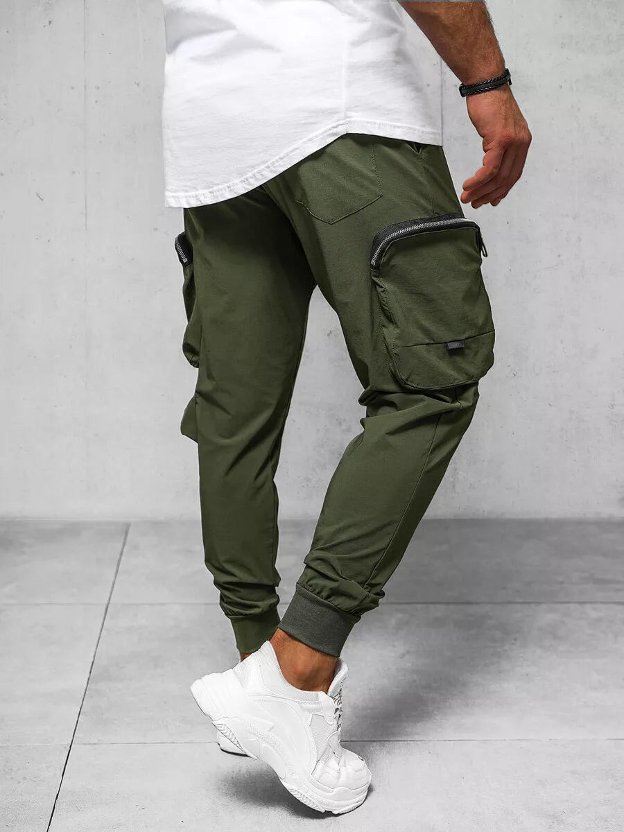 Men's khaki joggers Simos