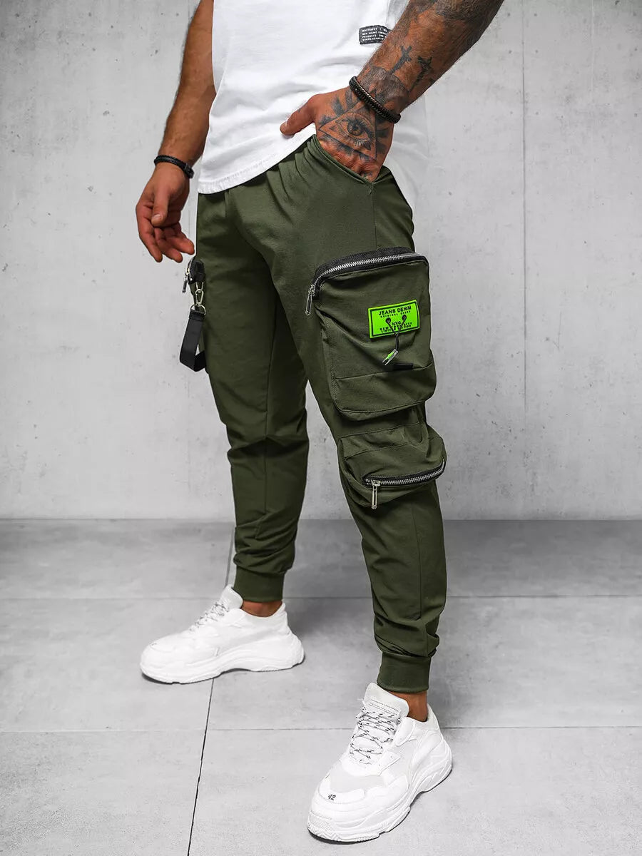 Men's khaki joggers Simos